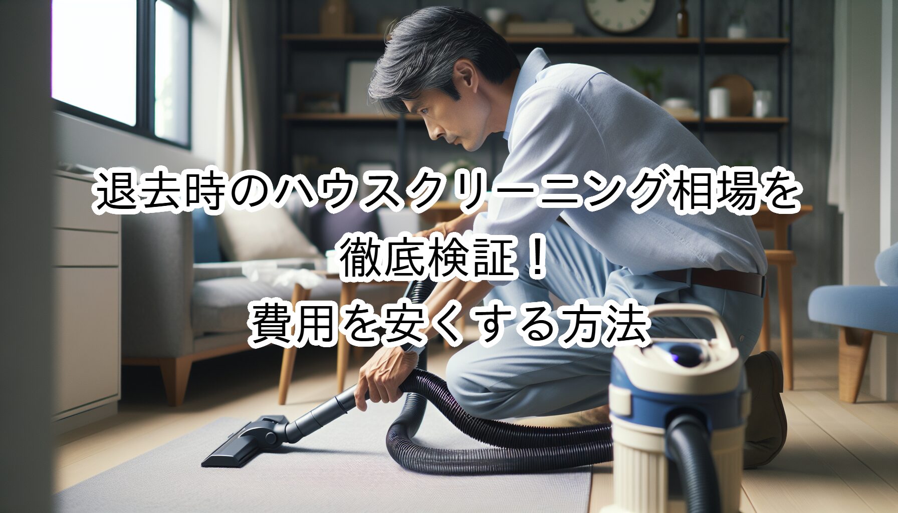 退去時のハウスクリーニング相場を徹底検証！費用を安くする方法